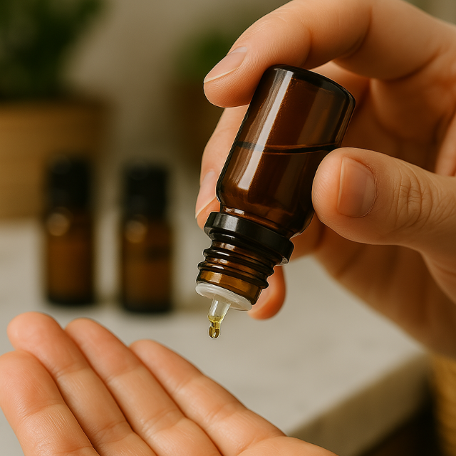 Frasco em vidro âmbar gotejador - 5 ml (unidade ou kit)