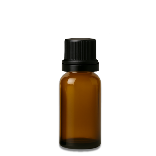 Frasco em vidro âmbar gotejador - 15 ml (unidade ou kit)