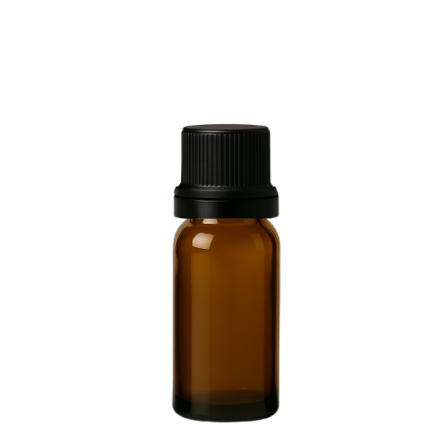 Frasco em vidro âmbar gotejador - 10 ml (unidade ou kit)