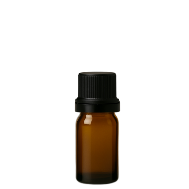 Frasco em vidro âmbar gotejador - 5 ml (unidade ou kit)