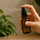 Frasco em vidro âmbar com válvula spray R18 - 30 ml (unidade ou kit)