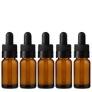 Frasco âmbar com conta-gotas CRC - 15 ml (unitário ou kit)