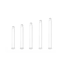 Cânula de vidro 50/57/65/72/77/80/85/90/95 mm (pacote com 100 unidades)