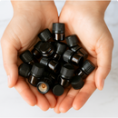 frasco de vidro âmbar mini gotejador de 1 ml 