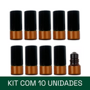 frasco mini rollon ambar de 1 ml 