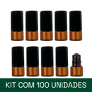 frasco mini rollon ambar de 1 ml 