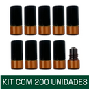 frasco mini rollon ambar de 1 ml 