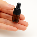 frasco vidro âmbar mini conta-gotas de 2 ml 