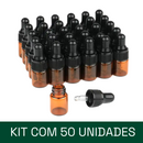 frasco vidro âmbar mini conta-gotas de 2 ml 