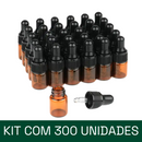 frasco vidro âmbar mini conta-gotas de 2 ml 