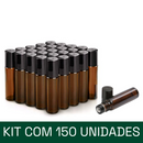 rollon de 10 ml premium ambar kit com 150 unidades 