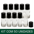 rollon de 50 ml transparente para desodorante big rollon com 50 unidades