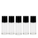 rollon de 50 ml transparente para desodorante big rollon com 5 unidades