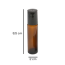 rollon vidro ambar 10 ml premium 