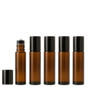 rollon vidro ambar 10 ml premium kit 5 