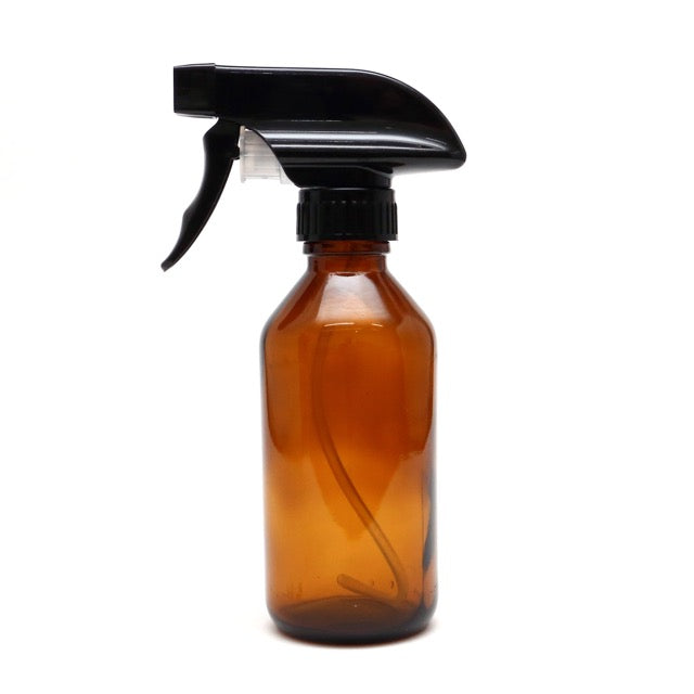 Frasco em vidro ambar com válvula spray Premium - 200 mls