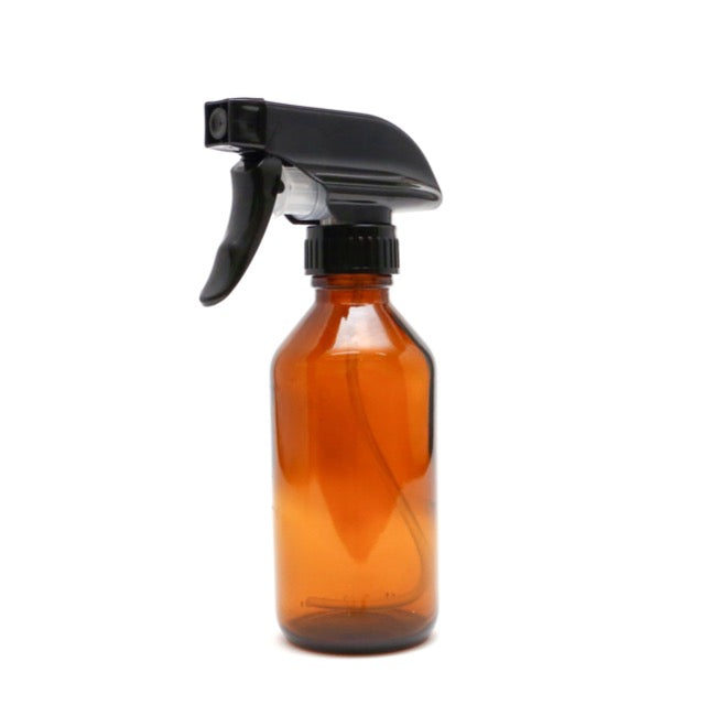 Frasco em vidro ambar com válvula spray Premium - 200 mls