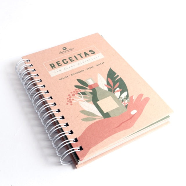 BRINDE - Caderno para Receitas - Óleos Essenciais