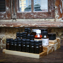 Porta óleos em madeira teca - Camélia