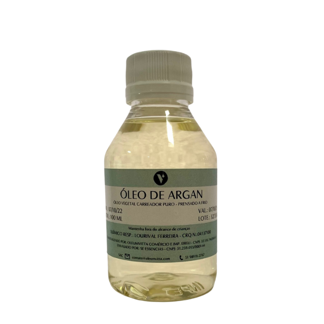 Óleo vegetal 100% puro - Argan - desodorizado - 100 ml