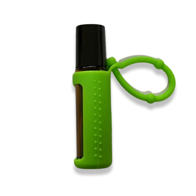 Capa de silicone protetora para frasco roll on 10 ml