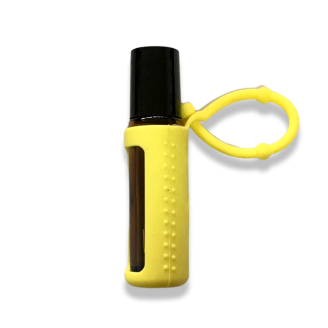 Capa de silicone protetora para frasco roll on 10 ml