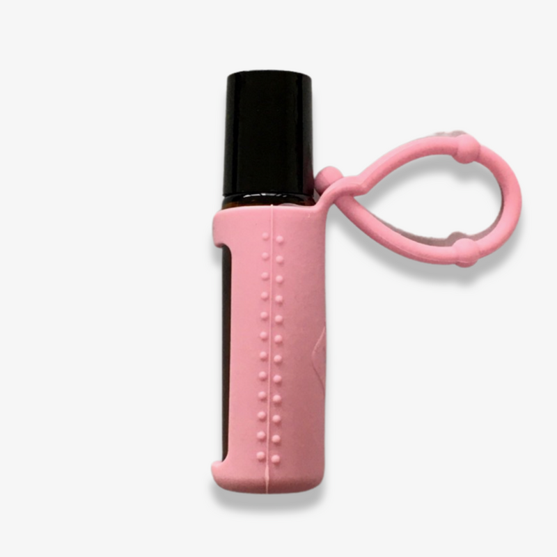 Capa de silicone protetora para frasco roll on 10 ml