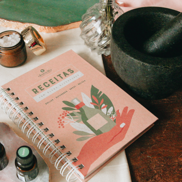 BRINDE - Caderno para Receitas - Óleos Essenciais