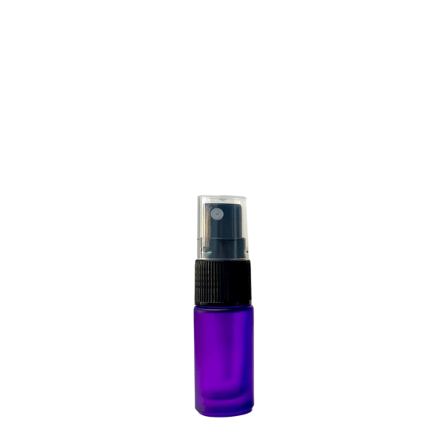 Frasco vidro colorido de 5 ml com spray (unidade ou kit)