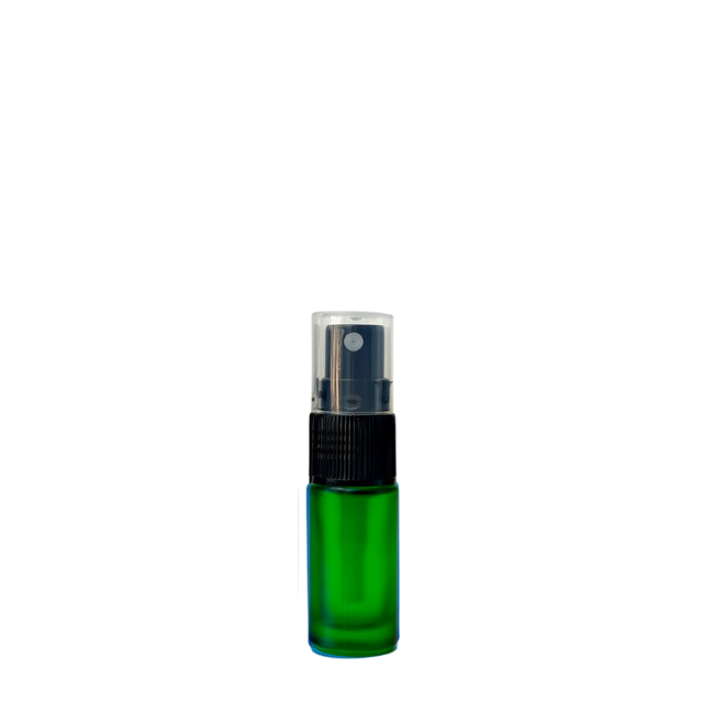 Frasco vidro colorido de 5 ml com spray (unidade ou kit)