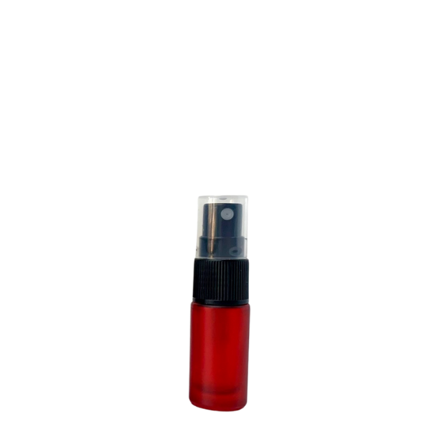 Frasco vidro colorido de 5 ml com spray (unidade ou kit)