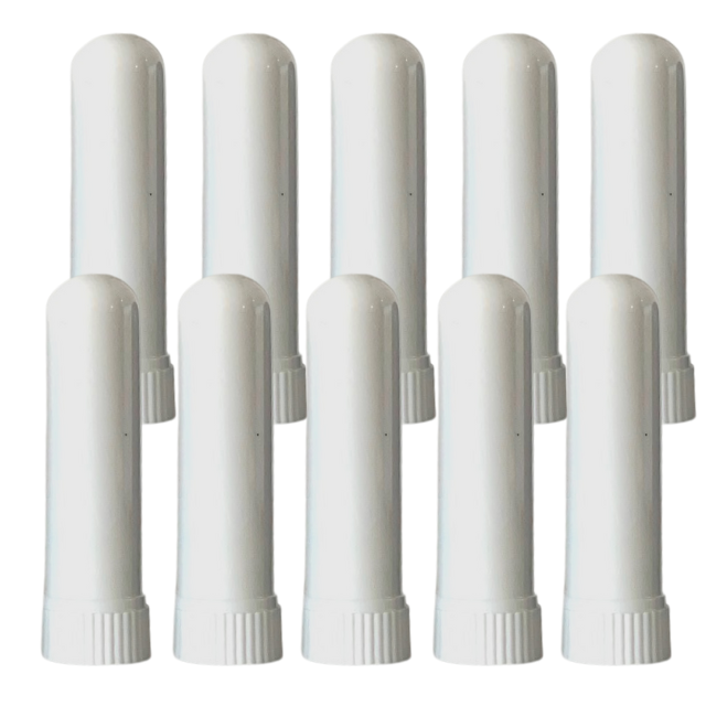Inalador nasal para óleo essencial (unidade ou kit)