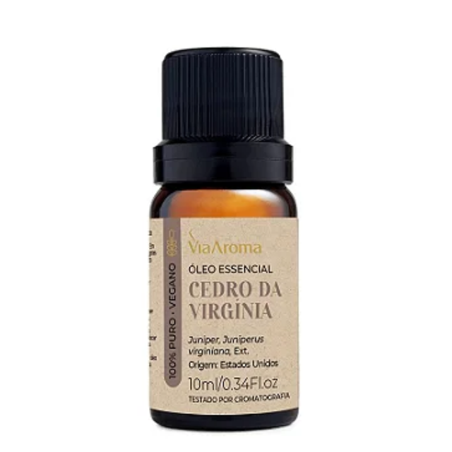 Óleo Essencial de Cedro da Virginia 10 ml - 100% puro