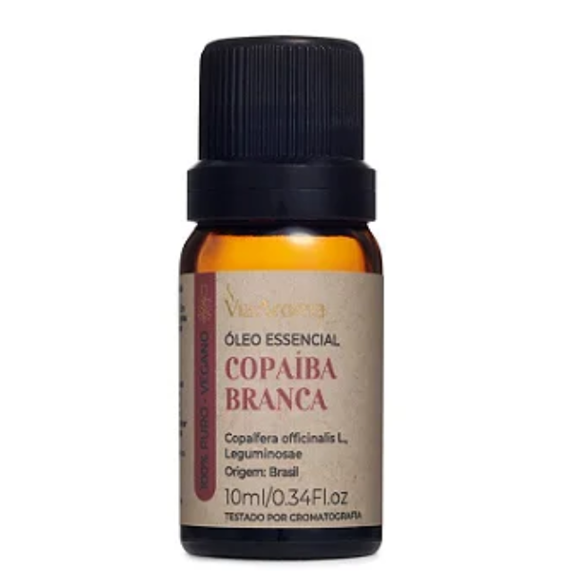 Óleo Essencial de Copaíba Branca 10 ml - 100% puro