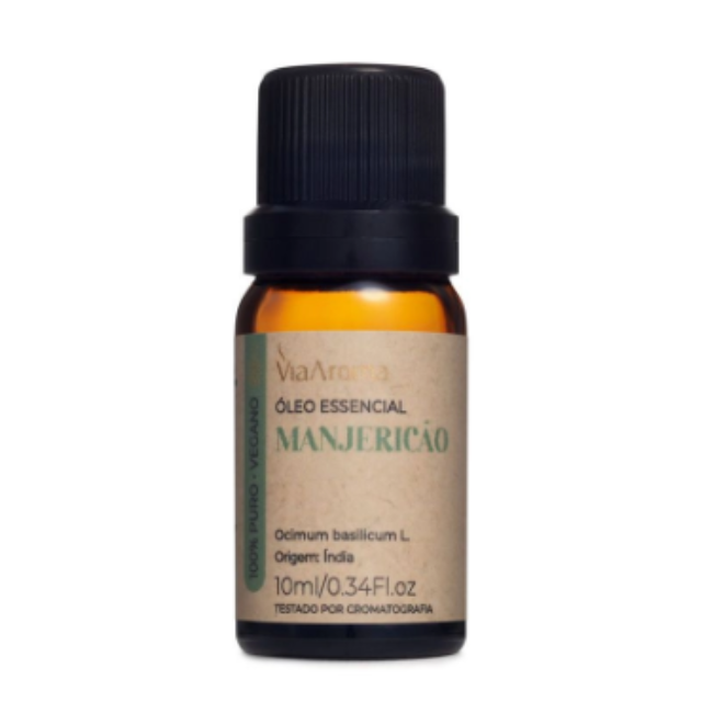 Óleo Essencial de Manjericão 10 ml - 100% puro