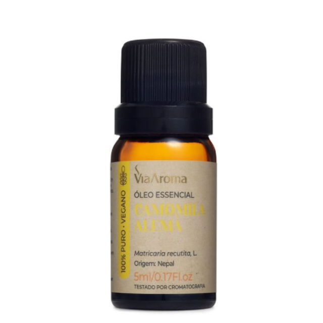 Óleo Essencial de Camomila Alemã - 5 ml - 100% puro