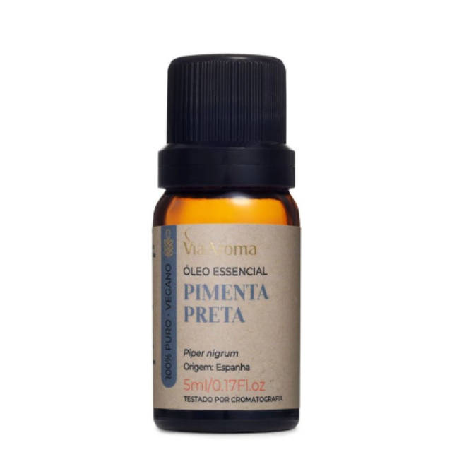 Óleo Essencial de Pimenta Preta 5 ml - 100% puro