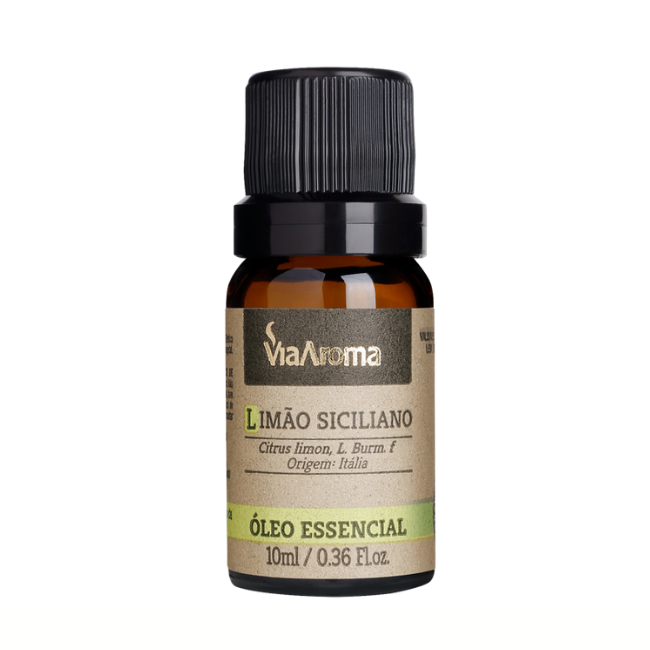 Óleo Essencial de Limão Siciliano 10 ml - 100% puro