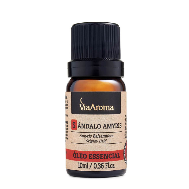 Óleo Essencial de Sandalo 10 ml - 100% puro