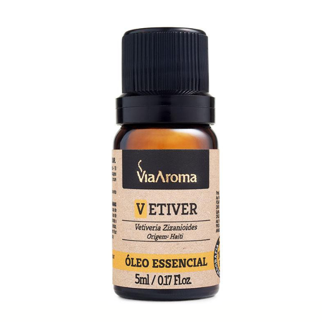 Óleo Essencial de Vetiver 5 ml - 100% puro