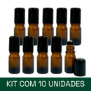 Frasco de vidro âmbar 5 ml - rollon PREMIUM (unidade ou kit)