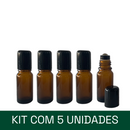Frasco de vidro âmbar 10 ml R18 - rollon PREMIUM (unidade ou kit)