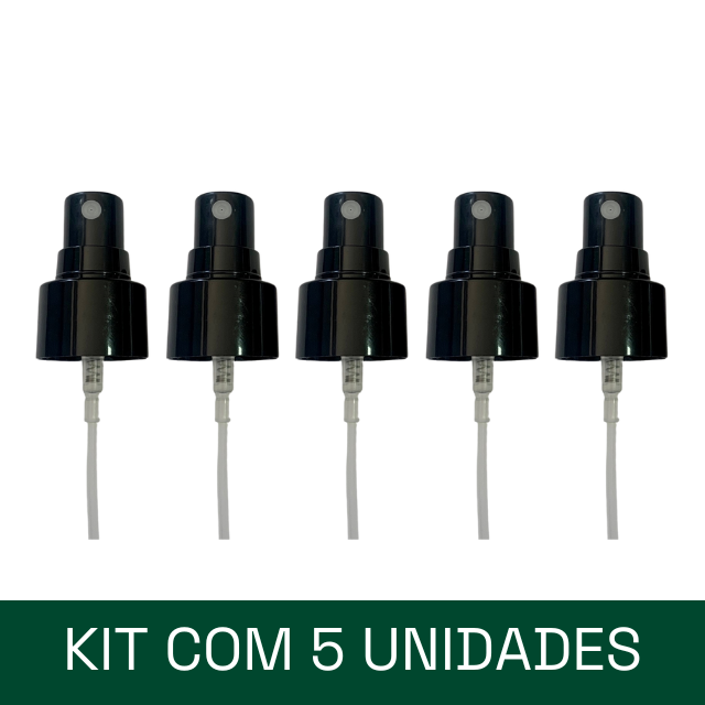 Válvula spray R24/410 preta com tampa (kit ou unidade)