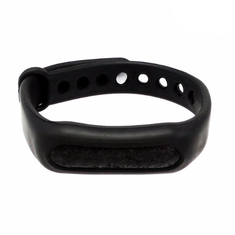 Pulseira de Silicone com pedra vulcânica - Difusor pessoal