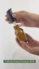 Válvula Pump Premium R24 - bico curto dosadora - PRETA (unidade ou kit)